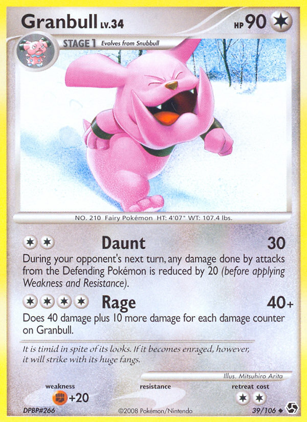 Granbull (39/106) [Diamond & Pearl: Great Encounters] | Dragon's Lair Comics and Fantasy Houston TX