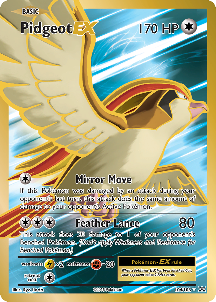 Pidgeot EX (104/108) [XY: Evolutions] | Dragon's Lair Comics and Fantasy Houston TX