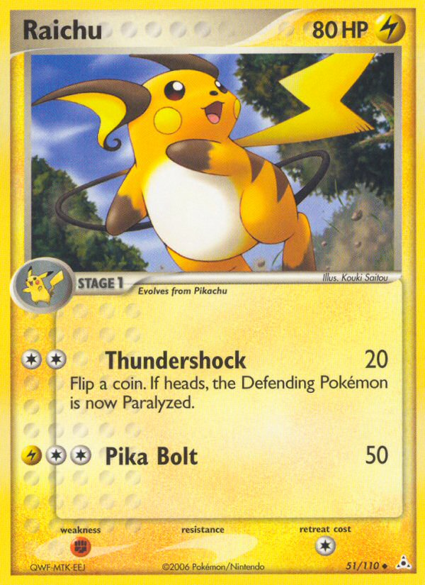 Raichu (51/110) [EX: Holon Phantoms] | Dragon's Lair Comics and Fantasy Houston TX