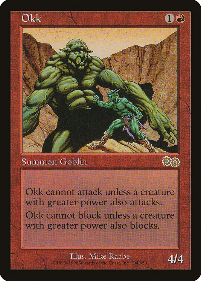 Okk [Urza's Saga] | Dragon's Lair Comics and Fantasy Houston TX