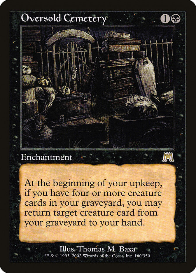 Oversold Cemetery [Onslaught] | Dragon's Lair Comics and Fantasy Houston TX