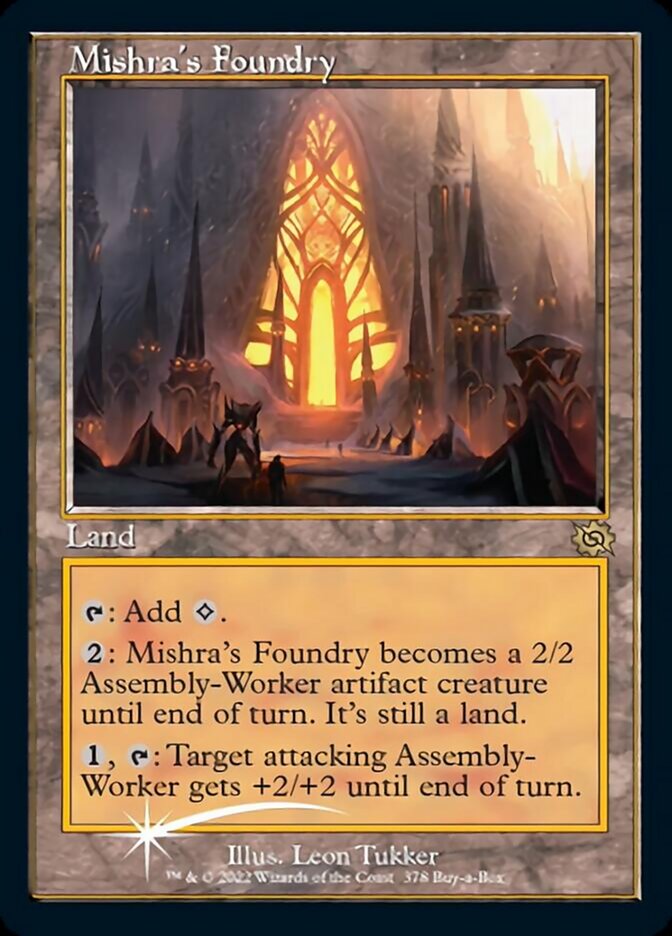 Mishra's Foundry (Retro) (Buy-a-Box) [The Brothers' War] | Dragon's Lair Comics and Fantasy Houston TX