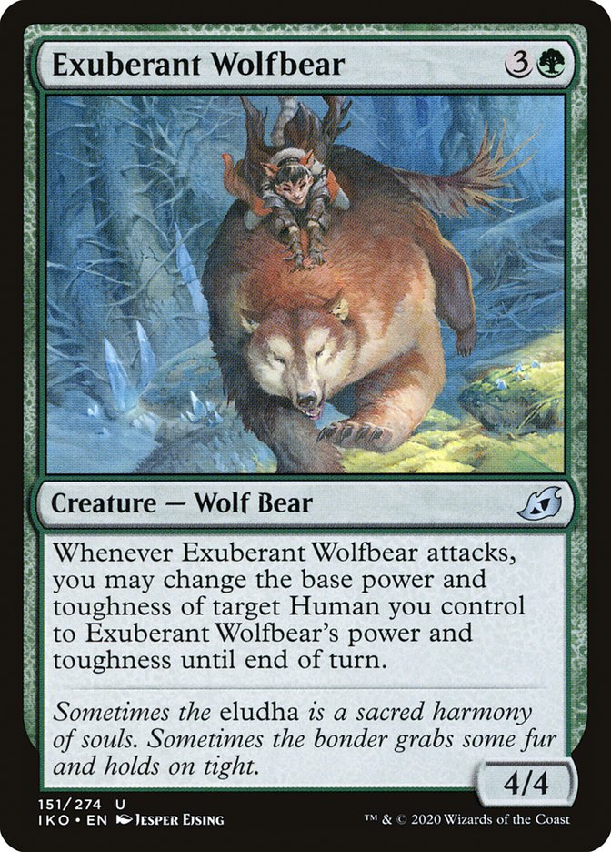 Exuberant Wolfbear [Ikoria: Lair of Behemoths] | Dragon's Lair Comics and Fantasy Houston TX