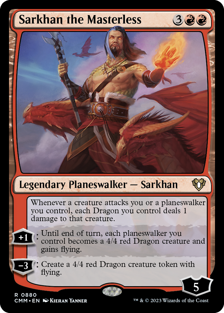 Sarkhan the Masterless [Commander Masters] | Dragon's Lair Comics and Fantasy Houston TX