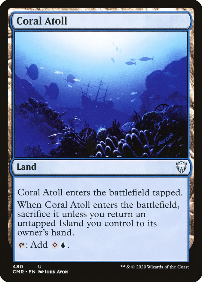 Coral Atoll [Commander Legends] | Dragon's Lair Comics and Fantasy Houston TX