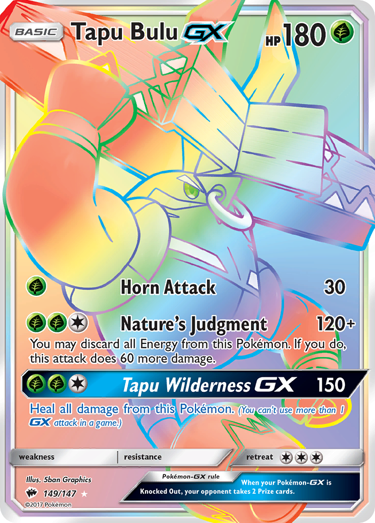 Tapu Bulu GX (149/147) [Sun & Moon: Burning Shadows] | Dragon's Lair Comics and Fantasy Houston TX