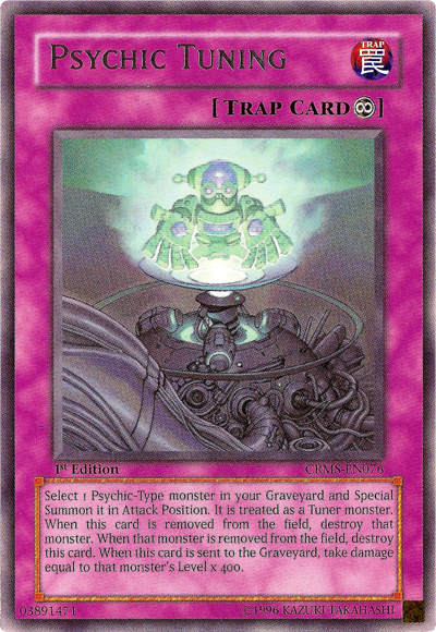 Psychic Tuning [CRMS-EN076] Rare | Dragon's Lair Comics and Fantasy Houston TX