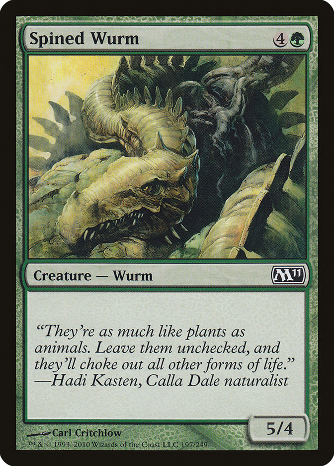 Spined Wurm [Magic 2011] | Dragon's Lair Comics and Fantasy Houston TX