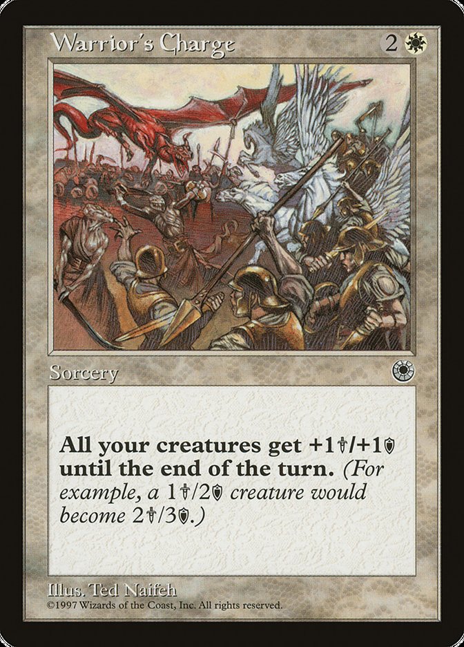Warrior's Charge (No Flavor Text) [Portal] | Dragon's Lair Comics and Fantasy Houston TX