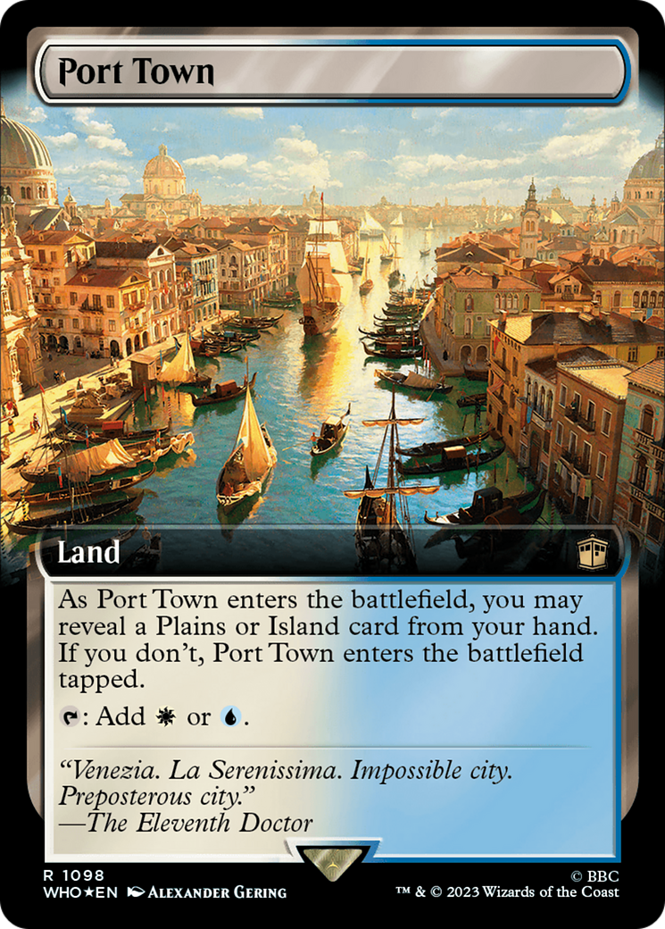 Port Town (Extended Art) (Surge Foil) [Doctor Who] | Dragon's Lair Comics and Fantasy Houston TX