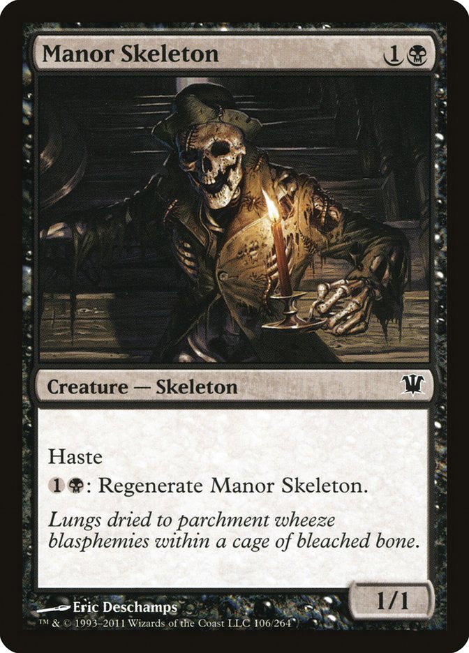 Manor Skeleton [Innistrad] | Dragon's Lair Comics and Fantasy Houston TX