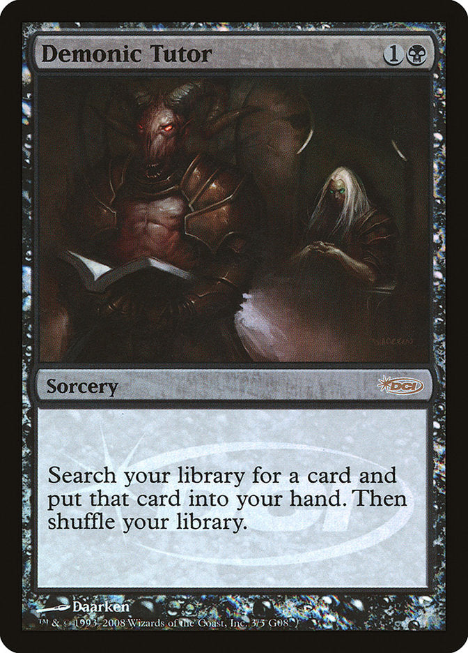 Demonic Tutor [Judge Gift Cards 2008] | Dragon's Lair Comics and Fantasy Houston TX