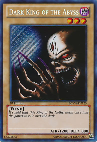Dark King of the Abyss [LCYW-EN220] Secret Rare | Dragon's Lair Comics and Fantasy Houston TX