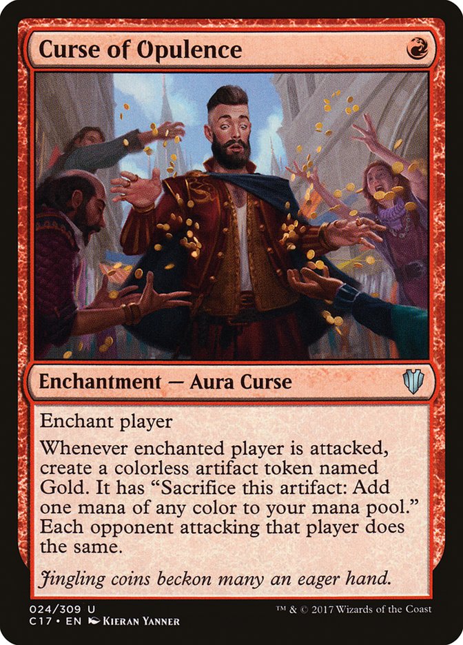 Curse of Opulence [Commander 2017] | Dragon's Lair Comics and Fantasy Houston TX