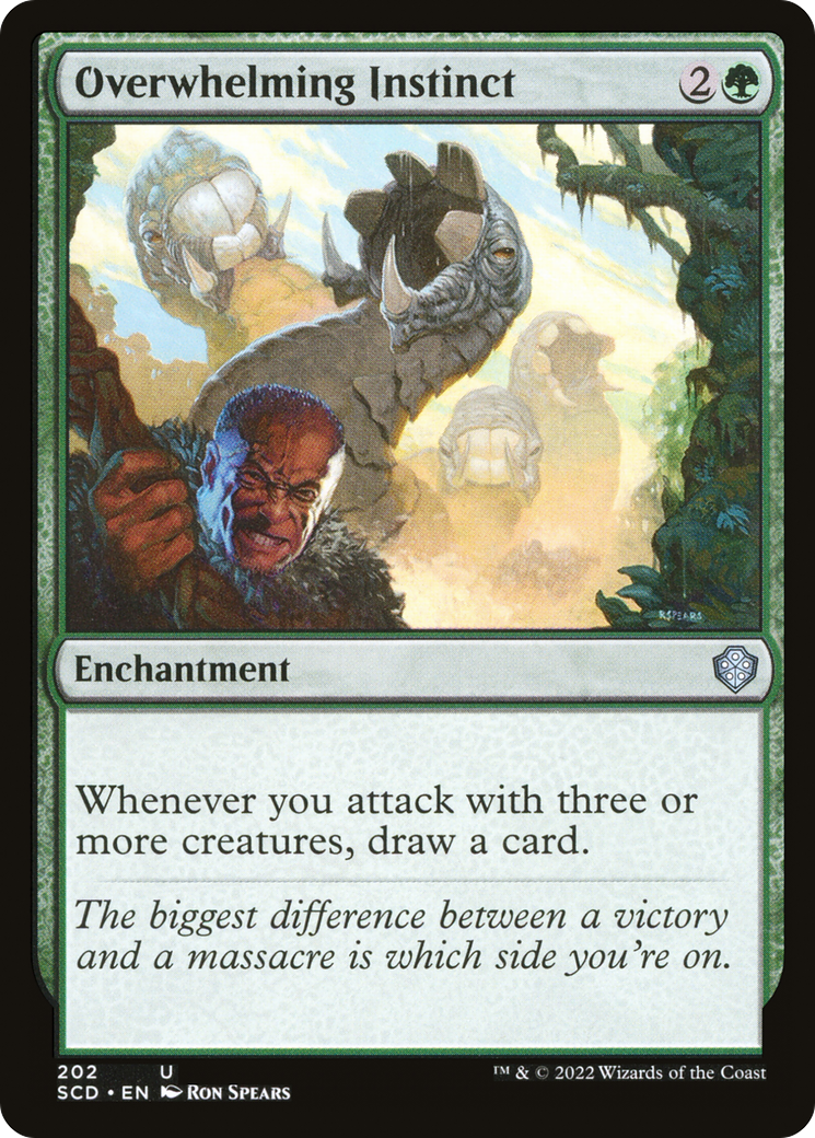 Overwhelming Instinct [Starter Commander Decks] | Dragon's Lair Comics and Fantasy Houston TX