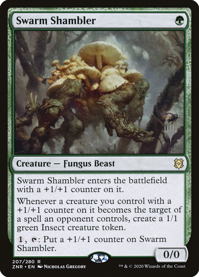 Swarm Shambler (Promo Pack) [Zendikar Rising Promos] | Dragon's Lair Comics and Fantasy Houston TX