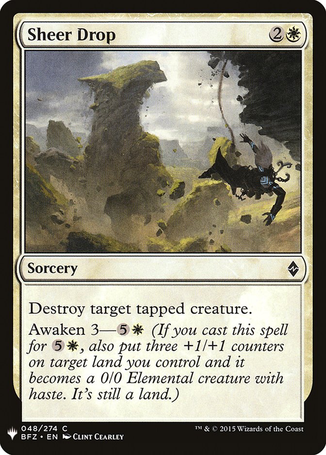 Sheer Drop [Mystery Booster] | Dragon's Lair Comics and Fantasy Houston TX