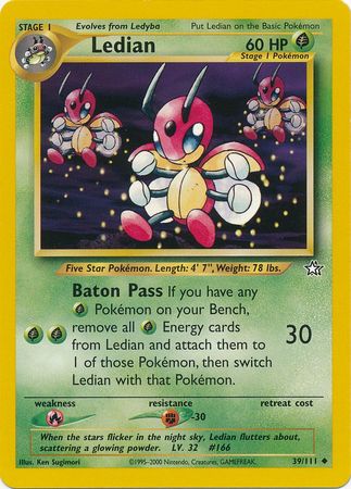 Ledian (39/111) [Neo Genesis Unlimited] | Dragon's Lair Comics and Fantasy Houston TX