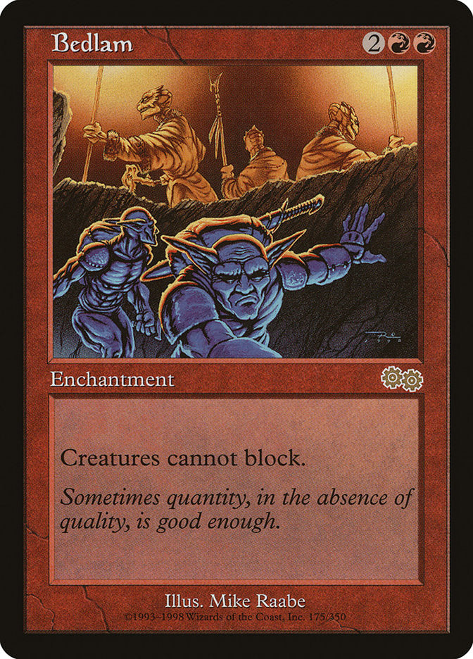 Bedlam [Urza's Saga] | Dragon's Lair Comics and Fantasy Houston TX