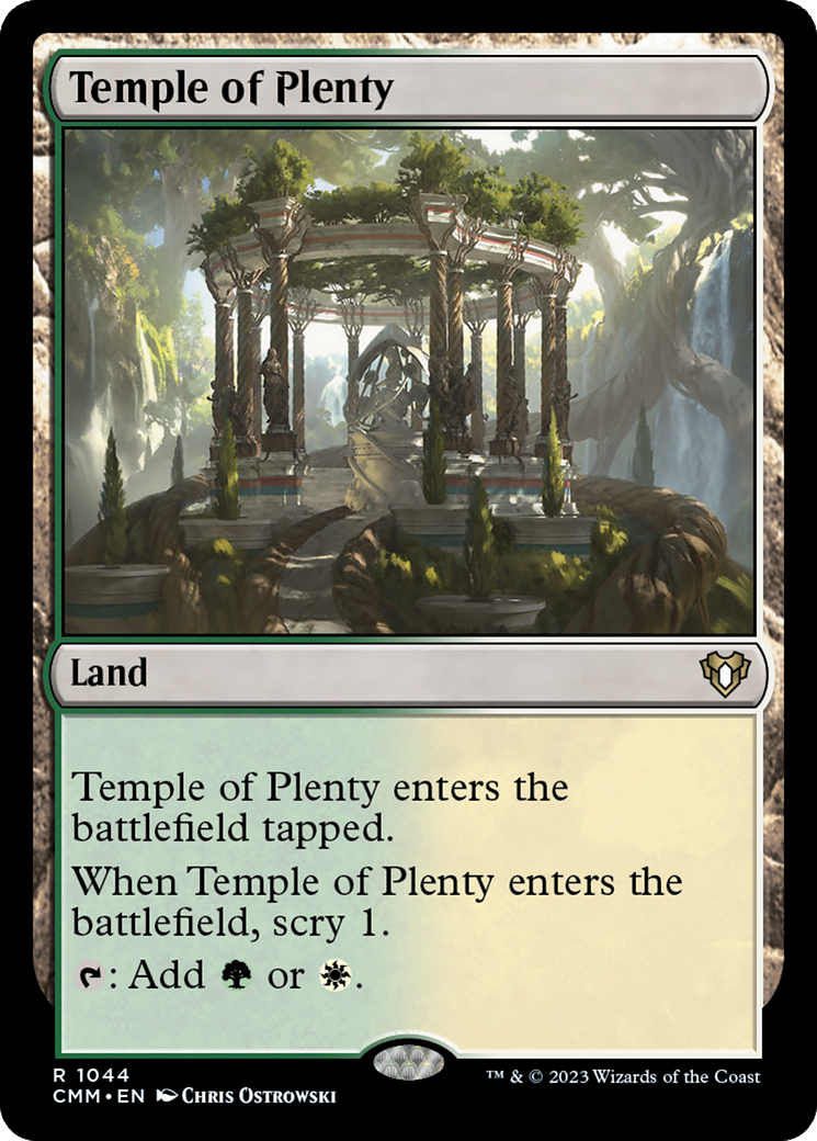 Temple of Plenty [Commander Masters] | Dragon's Lair Comics and Fantasy Houston TX