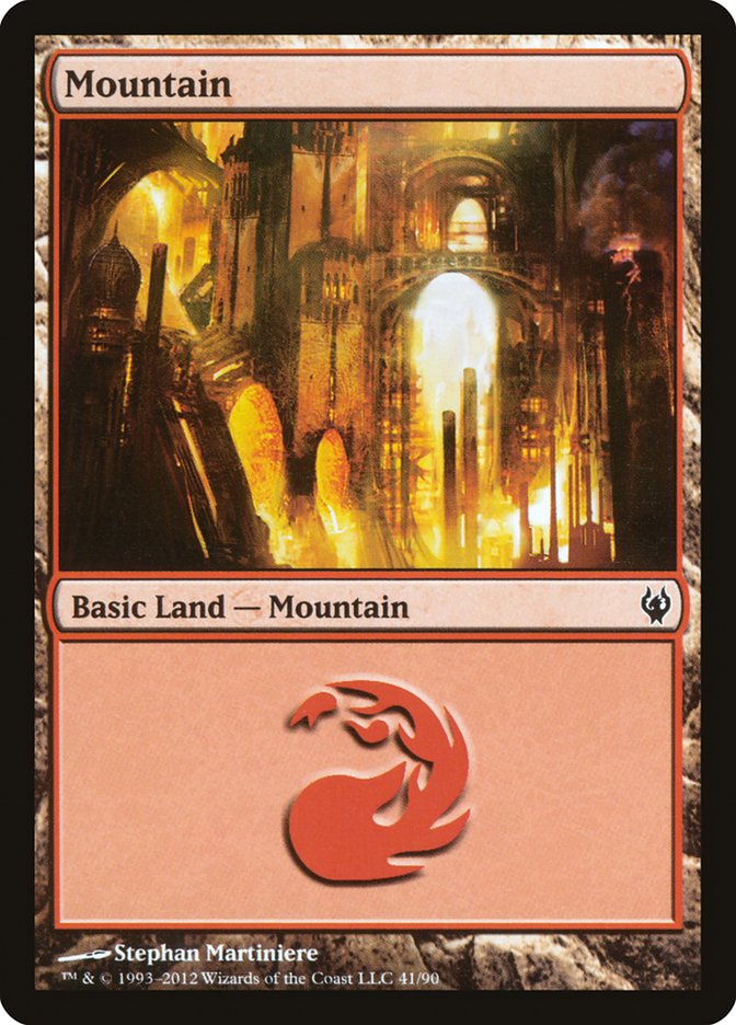 Mountain (41) [Duel Decks: Izzet vs. Golgari] | Dragon's Lair Comics and Fantasy Houston TX
