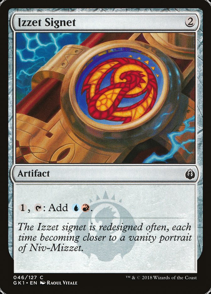 Izzet Signet [Guilds of Ravnica Guild Kit] | Dragon's Lair Comics and Fantasy Houston TX