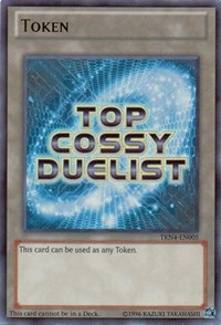 Top Ranked COSSY Duelist Token (Blue) [TKN4-EN005] Ultra Rare | Dragon's Lair Comics and Fantasy Houston TX