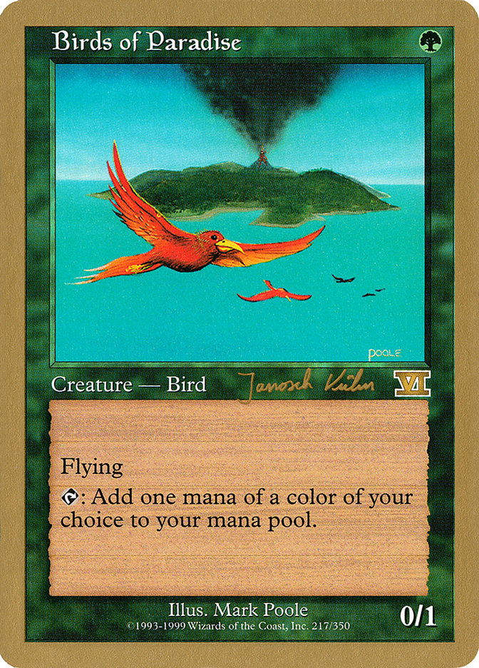 Birds of Paradise (Janosch Kuhn) [World Championship Decks 2000] | Dragon's Lair Comics and Fantasy Houston TX