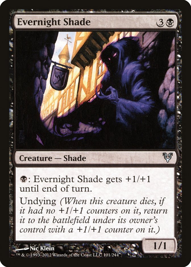 Evernight Shade [Avacyn Restored] | Dragon's Lair Comics and Fantasy Houston TX