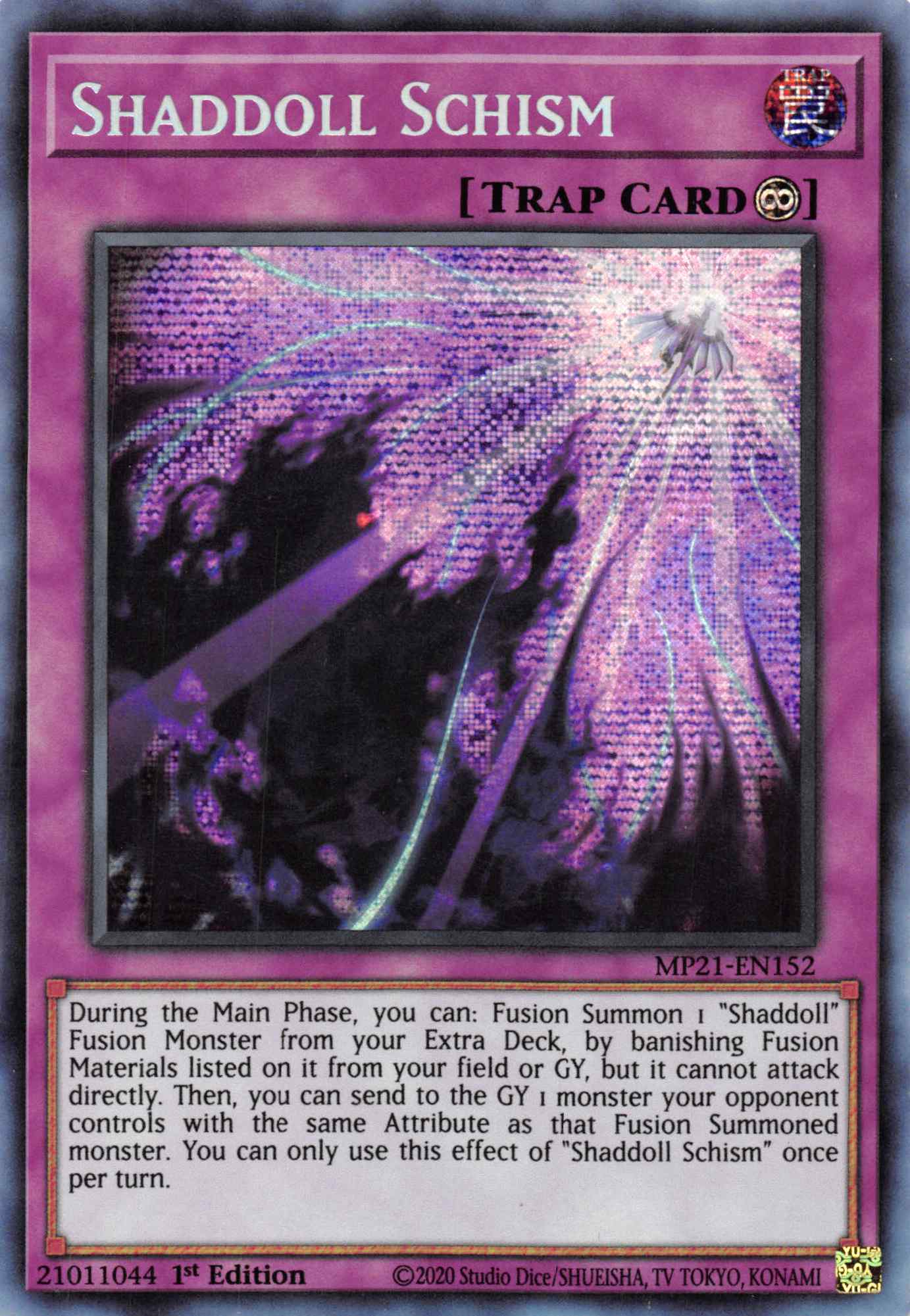 Shaddoll Schism [MP21-EN152] Prismatic Secret Rare | Dragon's Lair Comics and Fantasy Houston TX
