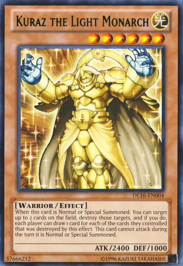 Kuraz the Light Monarch (Green) [DL16-EN004] Rare | Dragon's Lair Comics and Fantasy Houston TX