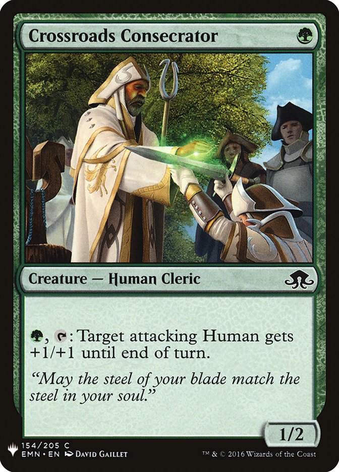 Crossroads Consecrator [Mystery Booster] | Dragon's Lair Comics and Fantasy Houston TX