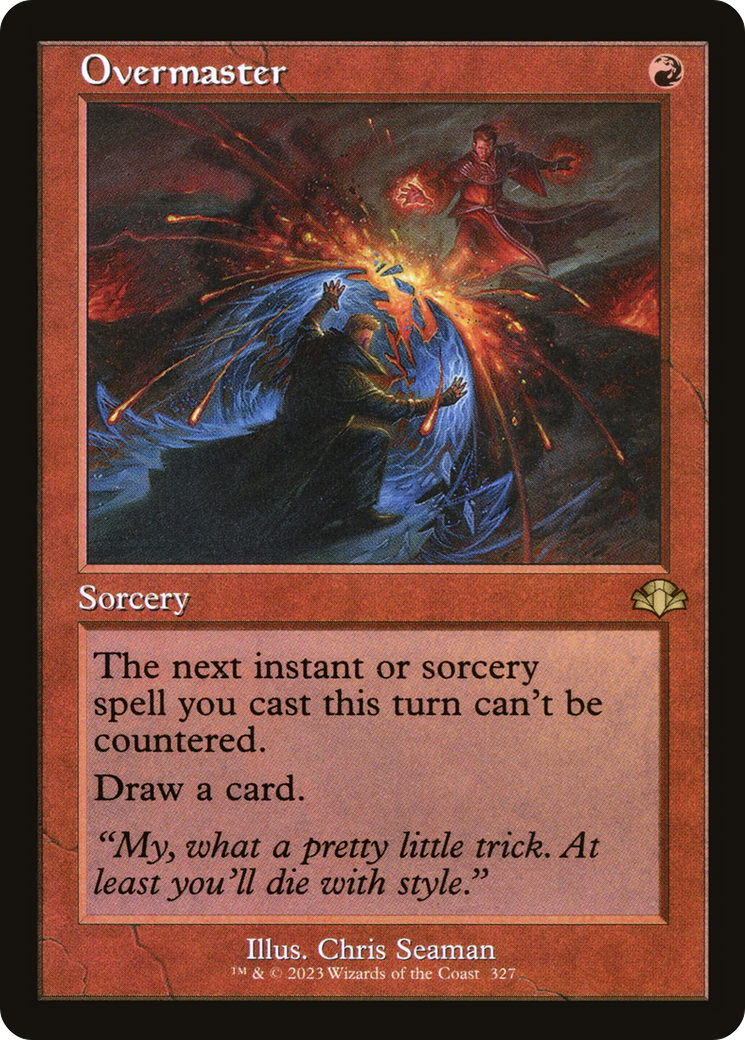 Overmaster (Retro) [Dominaria Remastered] | Dragon's Lair Comics and Fantasy Houston TX