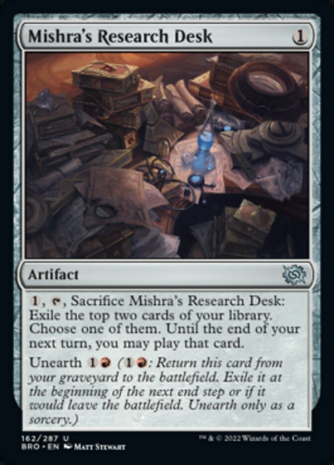 Mishra's Research Desk [The Brothers' War] | Dragon's Lair Comics and Fantasy Houston TX