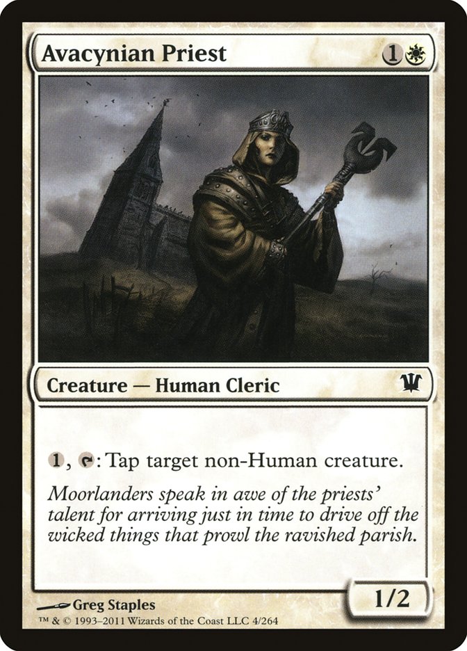 Avacynian Priest [Innistrad] | Dragon's Lair Comics and Fantasy Houston TX