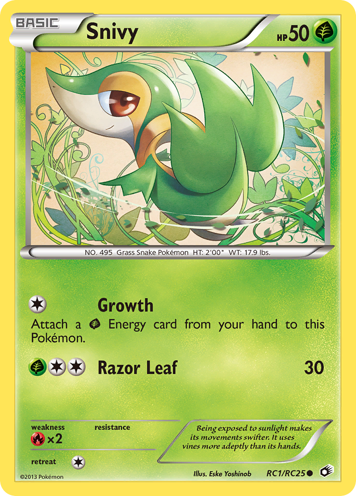Snivy (RC1/RC25) [Black & White: Legendary Treasures] | Dragon's Lair Comics and Fantasy Houston TX
