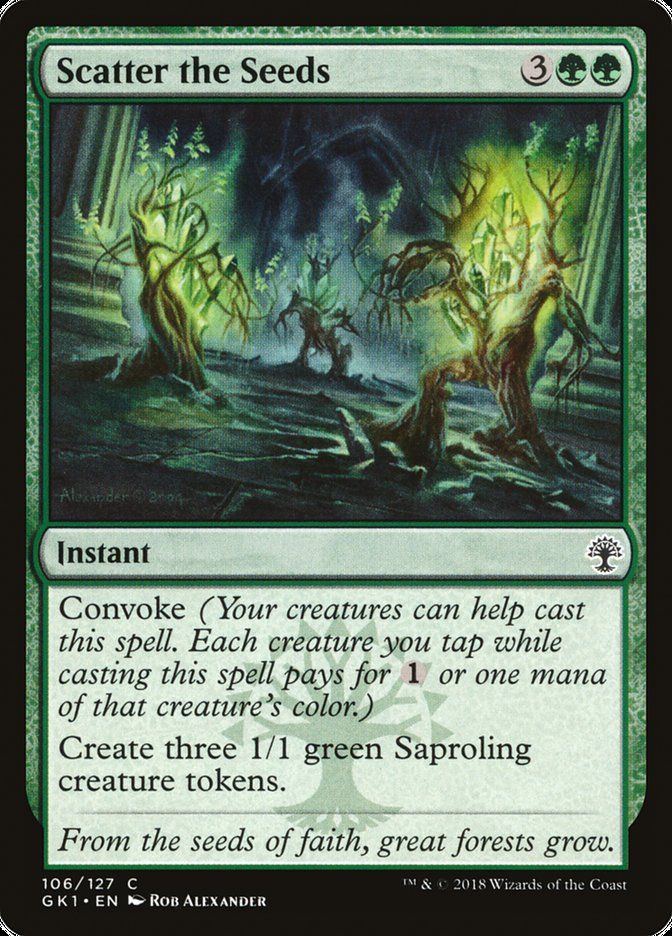 Scatter the Seeds [Guilds of Ravnica Guild Kit] | Dragon's Lair Comics and Fantasy Houston TX