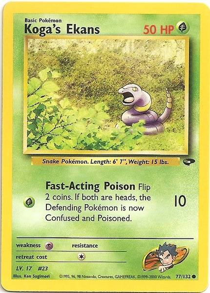 Koga's Ekans (77/132) [Gym Challenge Unlimited] | Dragon's Lair Comics and Fantasy Houston TX