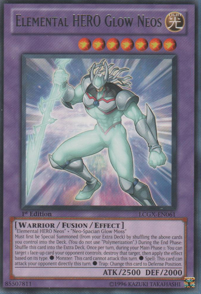 Elemental HERO Glow Neos [LCGX-EN061] Rare | Dragon's Lair Comics and Fantasy Houston TX