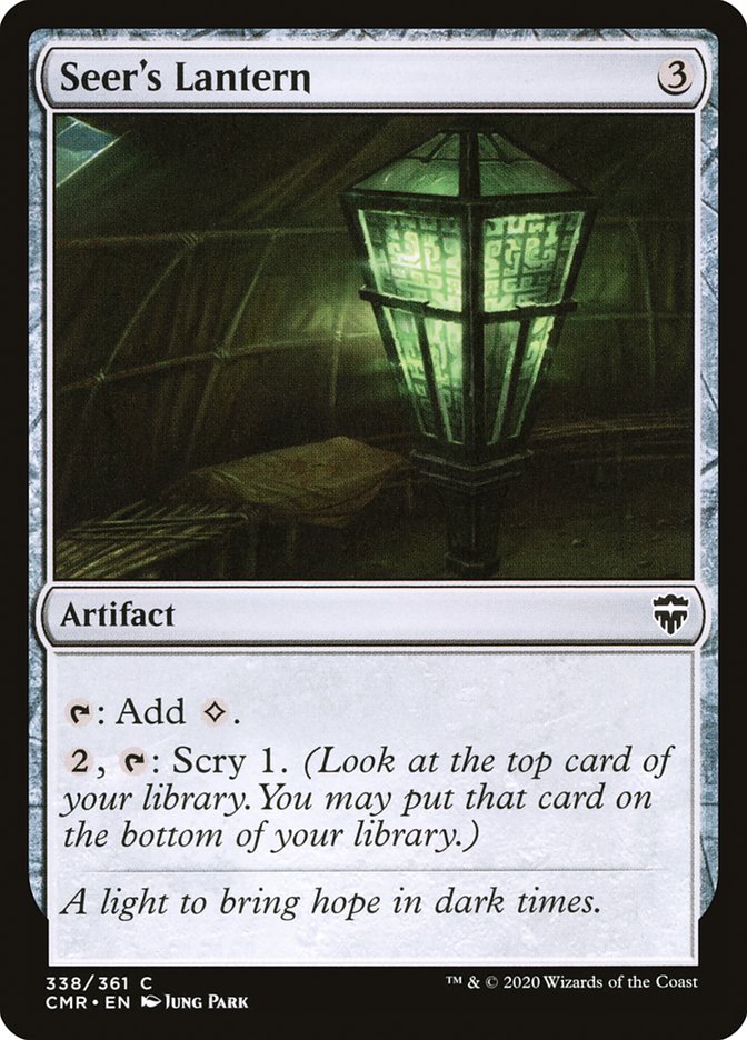 Seer's Lantern [Commander Legends] | Dragon's Lair Comics and Fantasy Houston TX