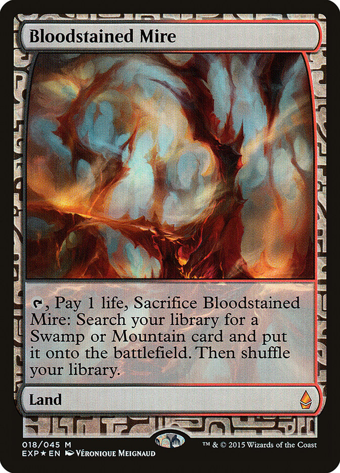 Bloodstained Mire [Zendikar Expeditions] | Dragon's Lair Comics and Fantasy Houston TX