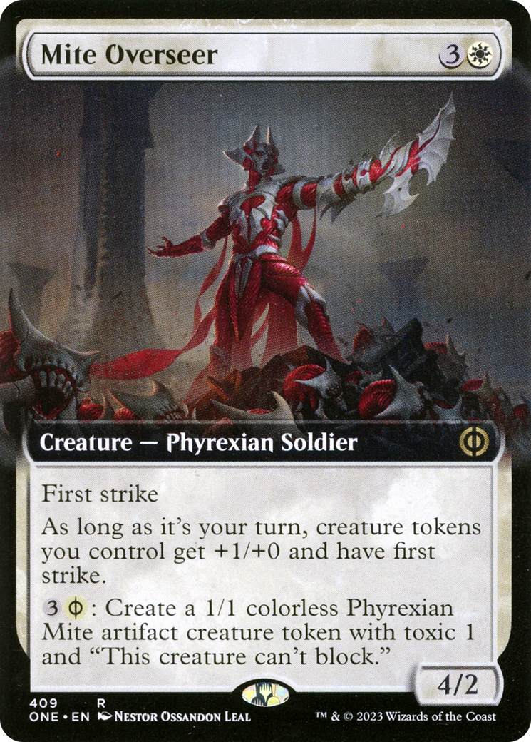 Mite Overseer (Extended Art) [Phyrexia: All Will Be One] | Dragon's Lair Comics and Fantasy Houston TX