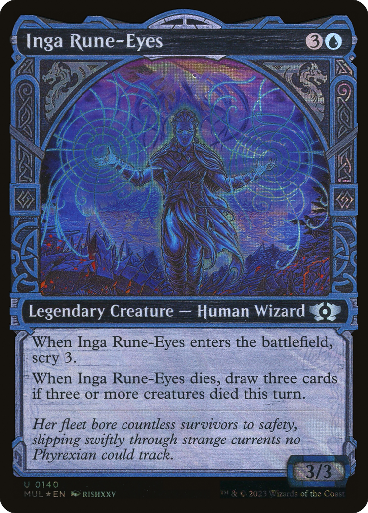 Inga Rune-Eyes (Halo Foil) [Multiverse Legends] | Dragon's Lair Comics and Fantasy Houston TX