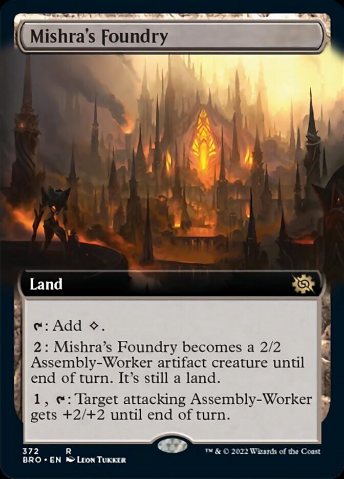 Mishra's Foundry (Extended Art) [The Brothers' War] | Dragon's Lair Comics and Fantasy Houston TX