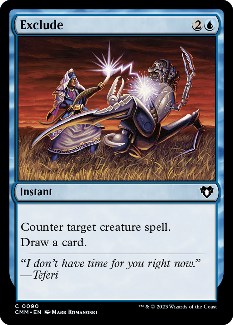 Exclude [Commander Masters] | Dragon's Lair Comics and Fantasy Houston TX
