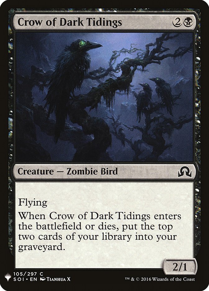 Crow of Dark Tidings [Mystery Booster] | Dragon's Lair Comics and Fantasy Houston TX