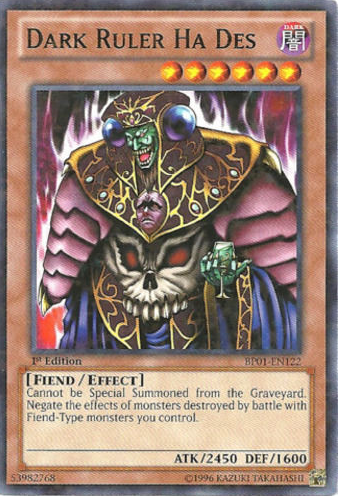 Dark Ruler Ha Des [BP01-EN122] Starfoil Rare | Dragon's Lair Comics and Fantasy Houston TX