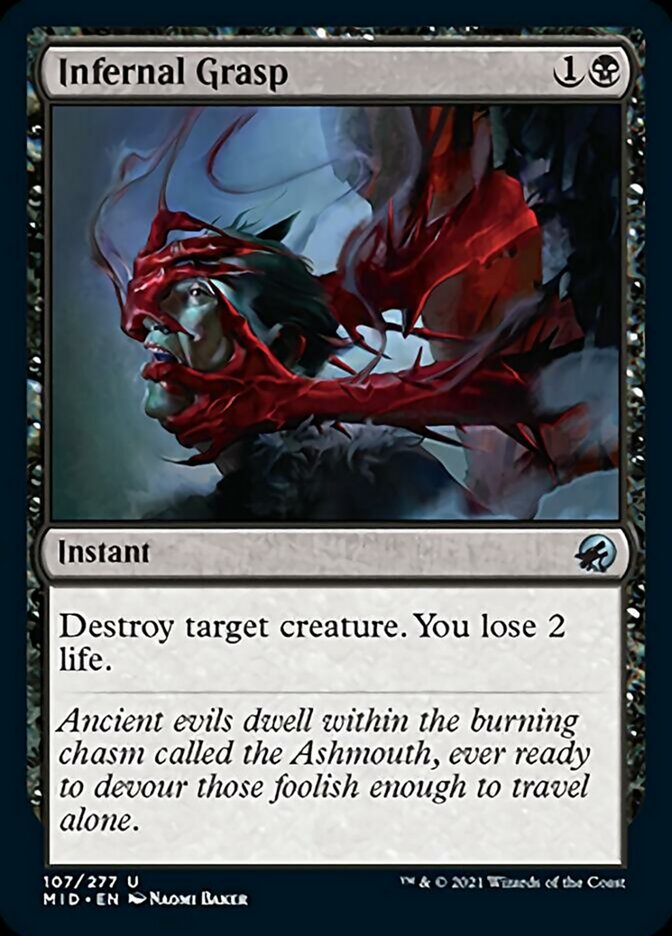Infernal Grasp [Innistrad: Midnight Hunt] | Dragon's Lair Comics and Fantasy Houston TX