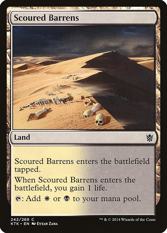 Scoured Barrens [Khans of Tarkir] | Dragon's Lair Comics and Fantasy Houston TX