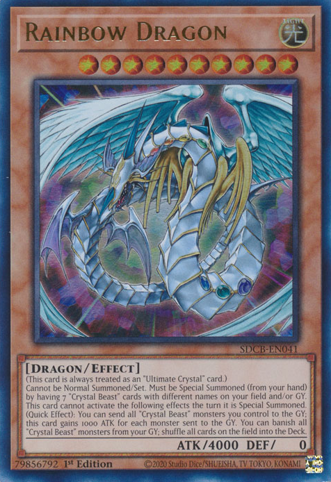 Rainbow Dragon [SDCB-EN041] Ultra Rare | Dragon's Lair Comics and Fantasy Houston TX